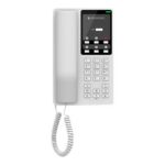 GRANDSTREAM - Hotel Table IP Phone, 2 SIP accounts, 2 lines, 1x Ethernet 10/100 PoE, no LCD, no PSU, White