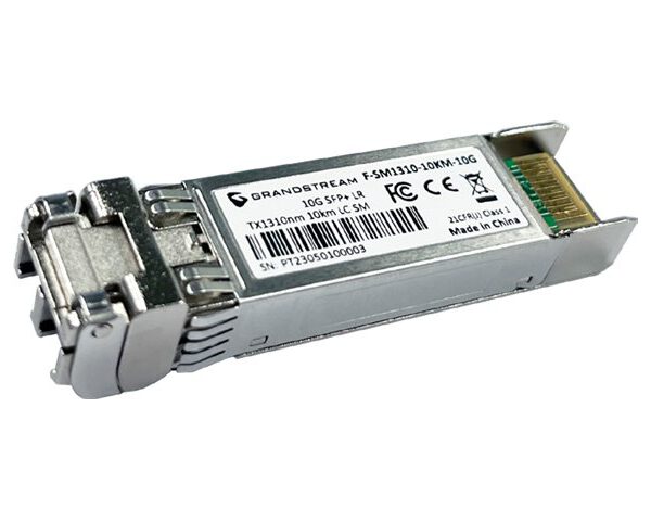 GRANDSTREAM - SFP+ Fiber Module (Single-Mode, 1310nm Wave-Length, 10-Kilometer, 10Gbps)