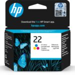 HP 22 trois couleurs – Cartouche d’encre HP d’origine (C9352AE)