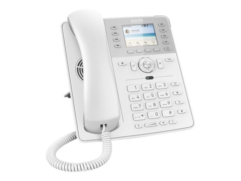 SNOM - D735 Desk Telephone White