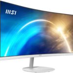 MSI Pro MP341CQW écran plat de PC 86,4 cm (34″) 3440 x 1440 pixels UltraWide Quad HD Blanc
