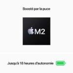 Apple MacBook Air M2 13 pouces (2022) Lumière stellaire 8Go/512 Go (MLY23FN/A) – Image 10
