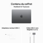 Apple MacBook Air M3 13 pouces (2024) Gris sidéral 24 Go/512 Go (MC8M4FN/A) – Image 8