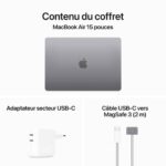 Apple MacBook Air M3 15 pouces (2024) Gris sidéral 16 Go/256 Go (MC9D4FN/A) – Image 7