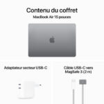 Apple MacBook Air M3 15 pouces (2024) Gris sidéral 16 Go/256 Go (MC9D4FN/A) – Image 8