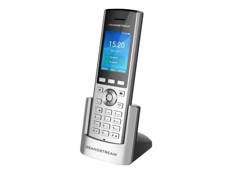GRANDSTREAM - Ruggedized Wi-Fi IP phone, IP67, 2 SIP accounts, 2 lines, 240x320 (2.4) LCD, 2000mAh Li-ion battery, 5V/1A Micro-USB PSU