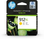 HP 912XL Jaune – Cartouche d’encre grande capacité HP d’origine (3YL83AE)