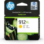 HP 912XL Jaune – Cartouche d’encre grande capacité HP d’origine (3YL83AE)