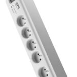 Bloc parafoudre 5 prises 230V APC Essential SurgeArrest PM5V-FR avec 2 entrées coaxiales (PM5-FR)