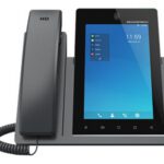 GRANDSTREAM - IP Video Phone, 16 SIP accounts, 16 lines, 2x GbE PoE, Wi-Fi, 1280x800 (7.0) touch screen color LCD, 2 MP camera, Android 11, 12V/1.5A PSU