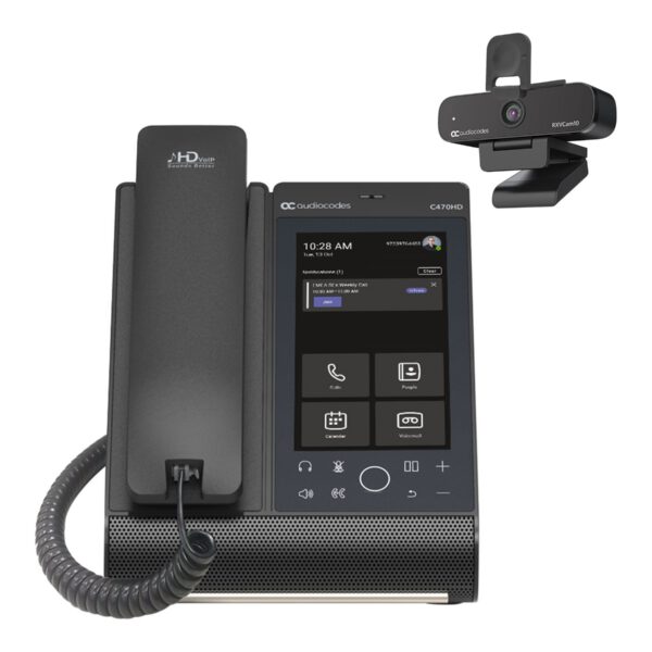 AUDIOCODES - Teams C470HD IP Phone and HD Video USB Camera Bundle 17