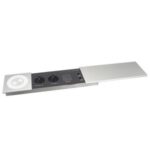 Prise d'alimentation de bureau avec chargeur sans fil – Image 3