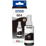 Epson 664 BK (T6641) Noir – Bouteille d’encre Epson d’origine (C13T66414A) – Image 2