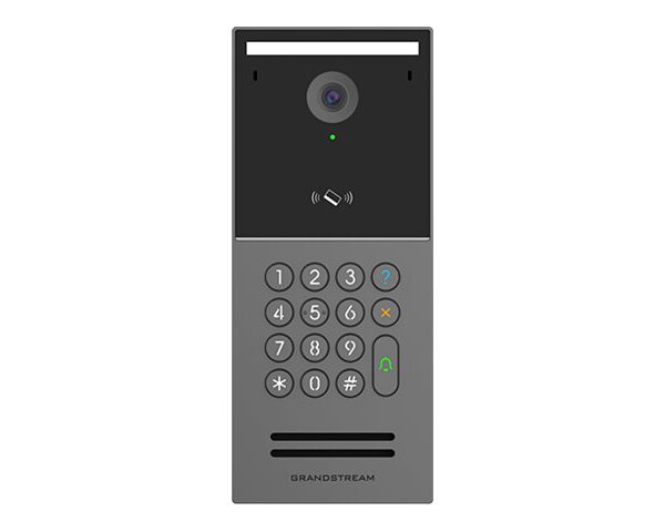 GRANDSTREAM - IP Access Control System, keypad, 4MP (2560x1440) Camera with WDR, 3W speaker, 2x MIC, Metal Casing IK10 Vandal-Resistant, IP66, RFID (125KHz & 13.6MHz), NFC, BLE