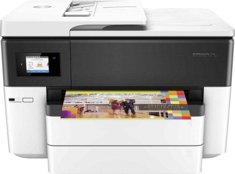 IMPRIMANTE MUTLIFONCTION HP OFFICEJET 7740 WF A3 (G5J38A)