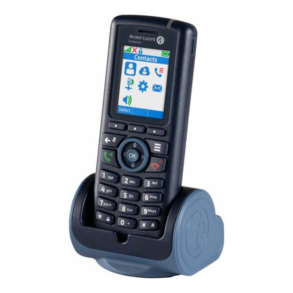 ALCATEL LUCENT ENTERPRISE - Combiné 8214 DECT - Comprend batterie, chargeur de bureau et alimentation 3BN67335AA, avec fiche secteur pour Europe – Alcatel-Lucent Enterprise