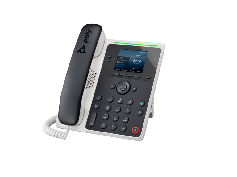HP - Poly Edge E100 IP Phone and PoE-enabled