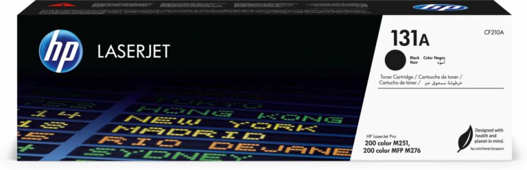 HP 131A Noir – Toner HP LaserJet d’origine (CF210A)