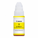 Canon GI-490 Y Jaune – Bouteille d’encre Canon d’origine (0666C001AB)