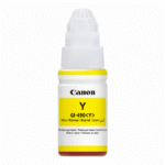 Canon GI-490 Y Jaune – Bouteille d’encre Canon d’origine (0666C001AA) (0666C001AB) – Image 2