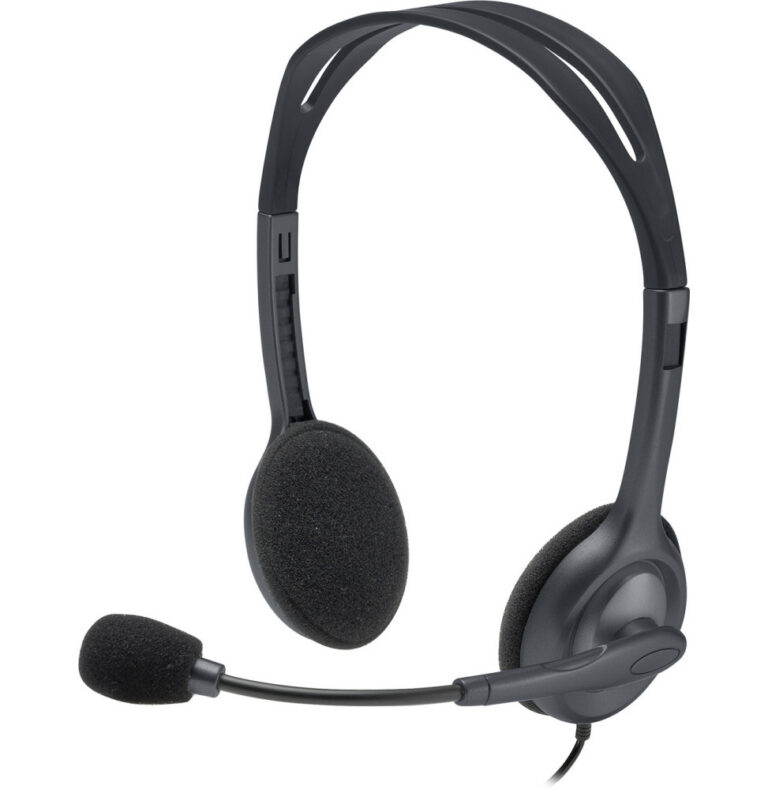 Casque Logitech H111 stéréo professionnel – Jack 3,5 mm (981-000593)