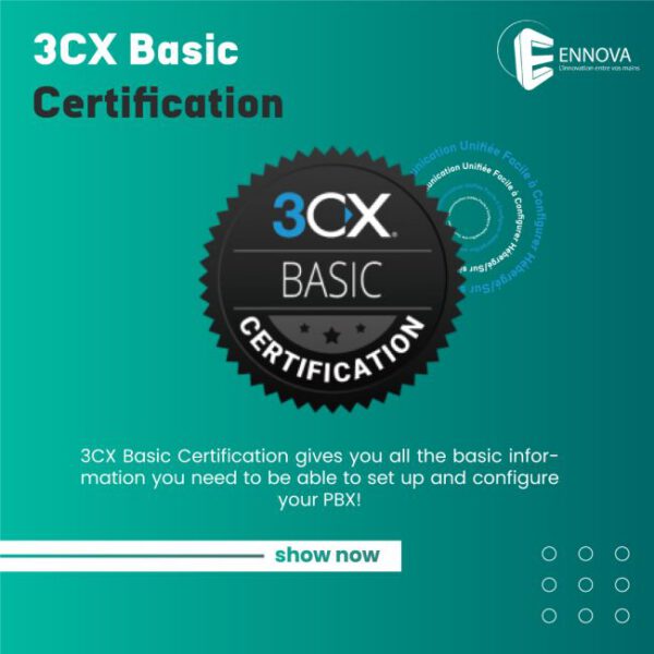 Certification de base 3CX