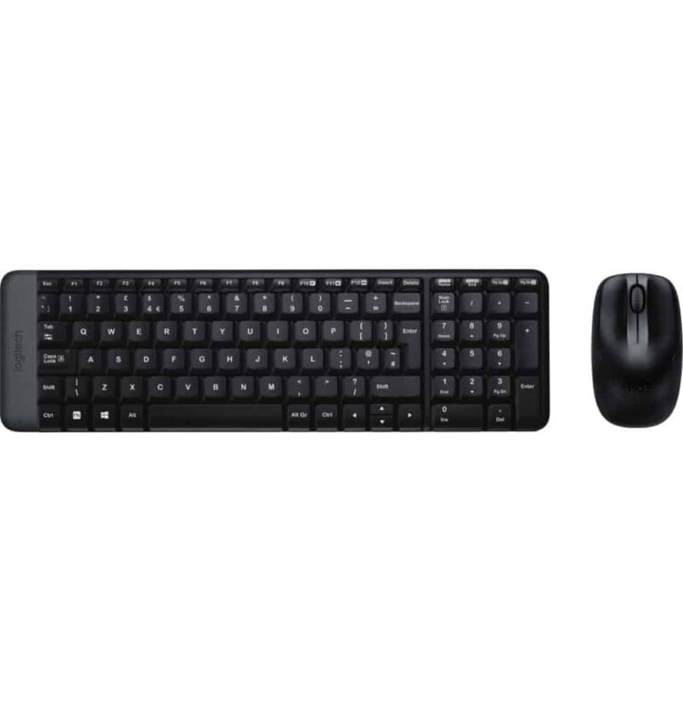 Clavier et souris sans fil Logitech MK220 (920-008318)