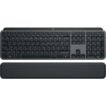 Clavier sans fil Logitech MX Keys Plus avec repose-poignets – AZERTY (920-009406)
