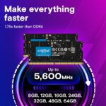 Mémoire RAM Crucial 16 Go DDR5 5600 MHz SO-DIMM (CT16G56C46S5) – Image 5