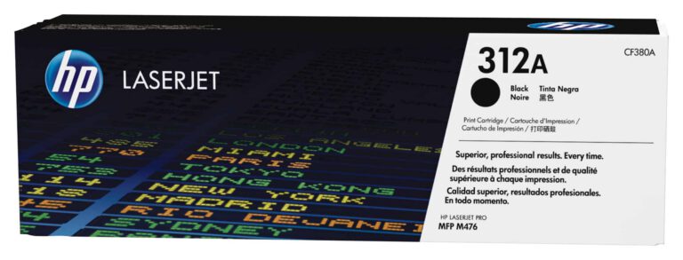HP 312A Noir – Toner HP LaserJet d’origine (CF380A)