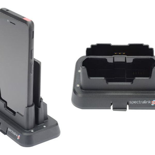 SPECTRALINK - Versity 95/96-Series Desktop Dual Charger (can charge one Versity smartphone and one spare battery pack simultaneously). Power supply not included. Order Power supply EQD87200 separately.