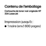 HP 30A Noir – Toner HP LaserJet d’origine (CF230A) – Image 6