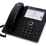 AUDIOCODES - SFB C450HD IP-Phone PoE GbE black with an external power supply black