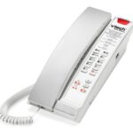 ALCATEL LUCENT ENTERPRISE - Vtech A2211 Silver Pearl poste de bureau et de lit filaire analogique moderne 1 ligne 10 touches d`appel direct