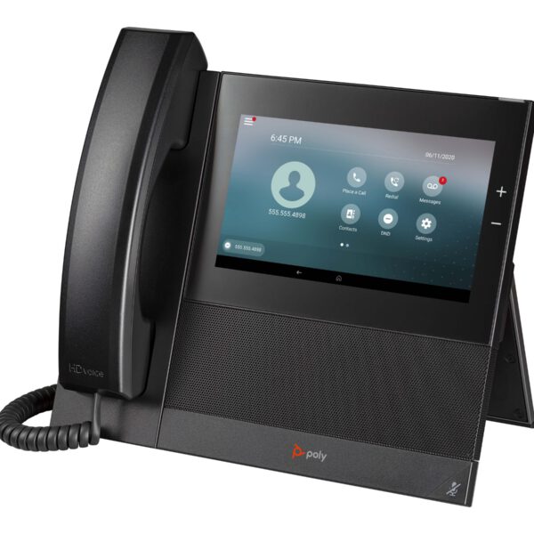 HP - Poly CCX 600 Business Media Phone with Open SIP and PoE-enabled