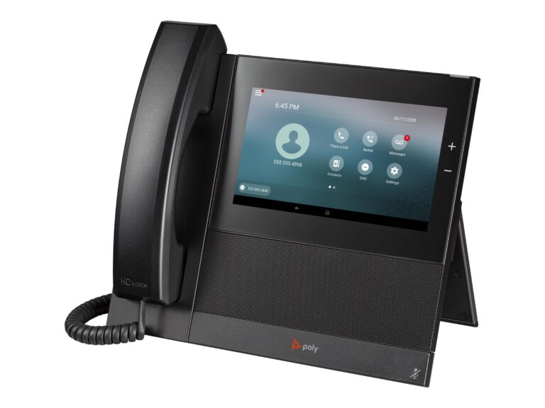 HP - Poly CCX 600 Business Media Phone with Open SIP and PoE-enabled