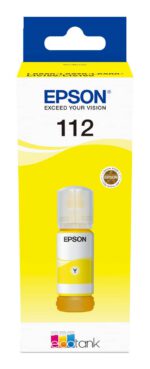 Bouteille d’encre Epson EcoTank 112 – Jaune (C13T06C44A)