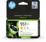 HP 951XL Jaune – Cartouche d’encre grande capacité HP d’origine (CN048AE)