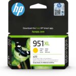 HP 951XL Jaune – Cartouche d’encre grande capacité HP d’origine (CN048AE)