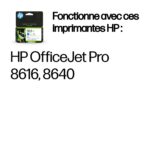 HP 951XL Cyan – Cartouche d’encre grande capacité HP d’origine (CN046AE) – Image 3