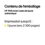 HP 410A Jaune – Toner HP LaserJet d’origine (CF412A) – Image 5