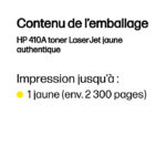HP 410A Jaune – Toner HP LaserJet d’origine (CF412A) – Image 6