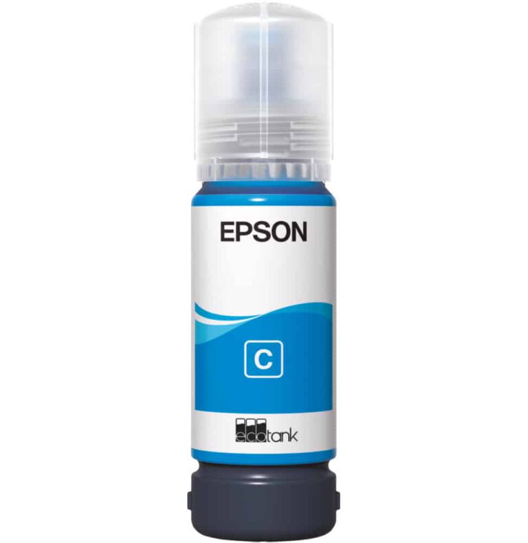 Epson 108 Cyan – Bouteille d’encre Epson EcoTank d’origine (C13T09C24A)