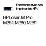 HP 203A Jaune – Toner HP LaserJet d’origine (CF542A) – Image 3