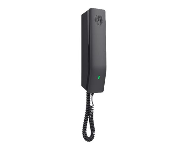 GRANDSTREAM - Hotel Bathroom IP Phone, 2 SIP accounts, 2 lines, 1x Ethernet 10/100 PoE, no LCD, no PSU, Black