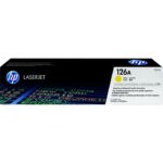 HP 126A Jaune – Toner HP LaserJet d’origine (CE312A) – Image 2