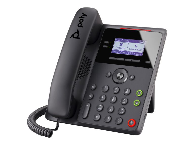 HP - Poly Edge B30 IP Phone and PoE-enabled