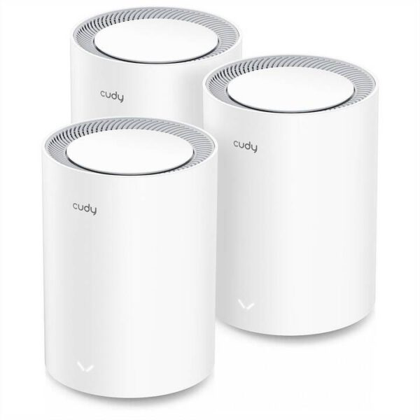 CUDY AX3000 Wi-Fi 6 Mesh  2.5G Solution Blanc