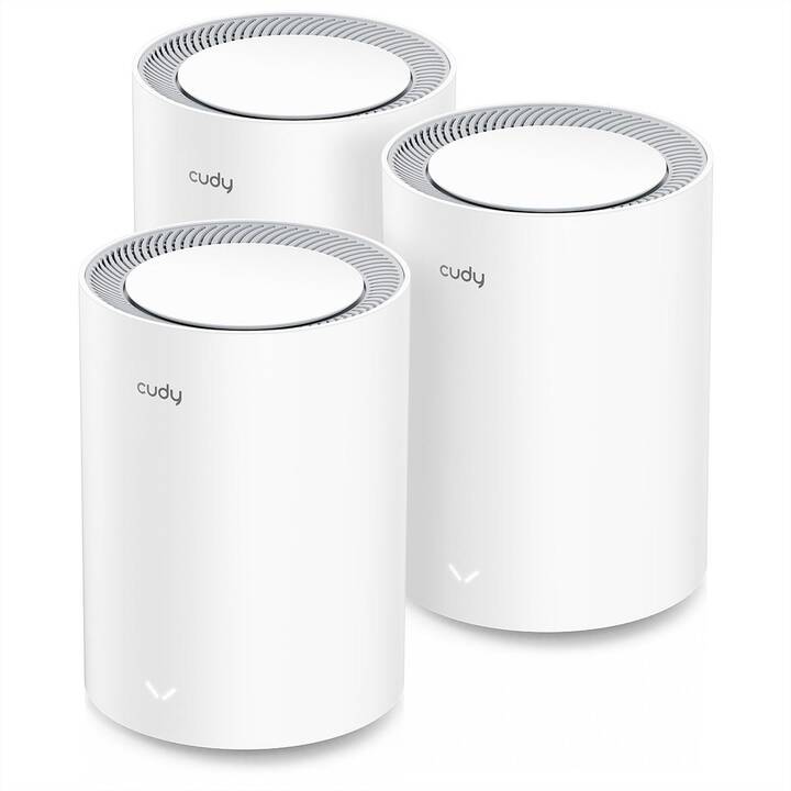 CUDY AX3000 Wi-Fi 6 Mesh  2.5G Solution Blanc
