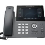 GRANDSTREAM - Professional P Phone, 16 SIP accounts, 12 lines, 2x GbE PoE, Wi-Fi, 1024x600 (7.0) touch screen color LCD, 48 virtual BLF keys, 12V/1A PSU
